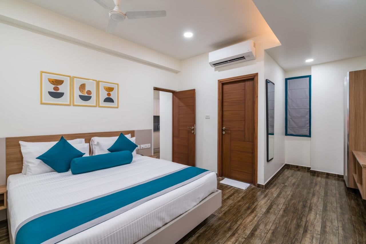 Skyla Studios & Suites - Hitech City Hajdarábád Exteriér fotografie