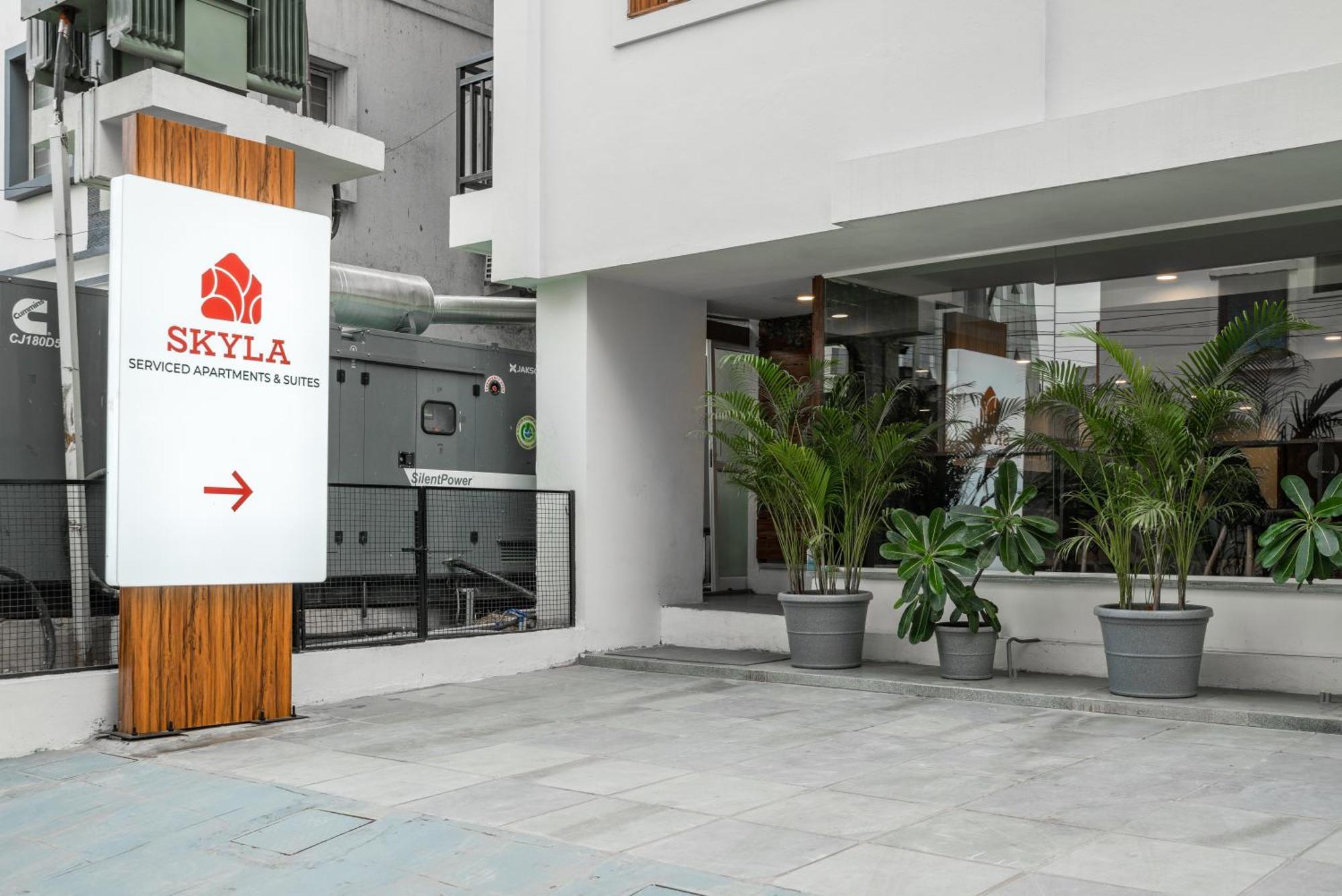 Skyla Studios & Suites - Hitech City Hajdarábád Exteriér fotografie
